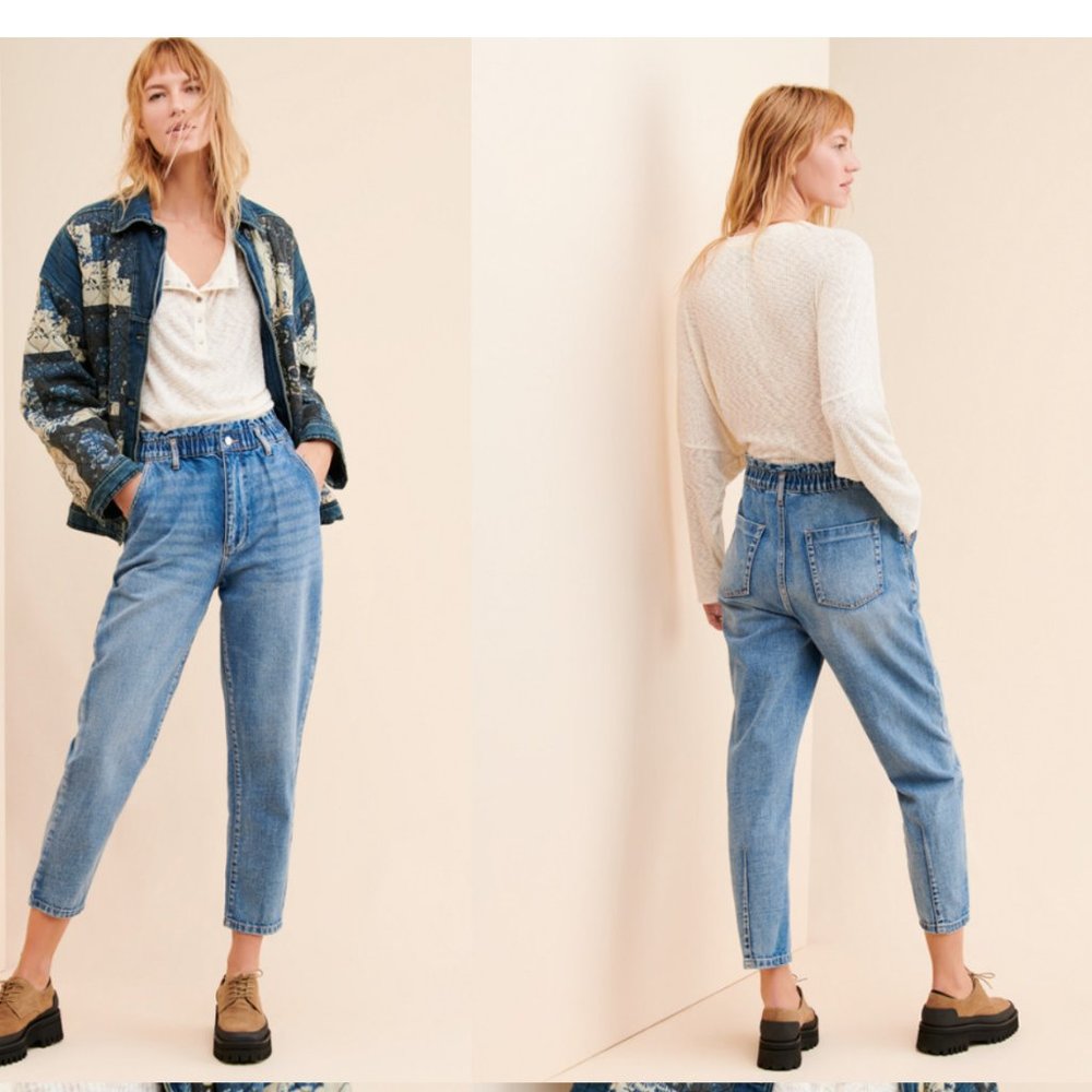 BDG Pull-on High Waisted Mom Jeans Size 25